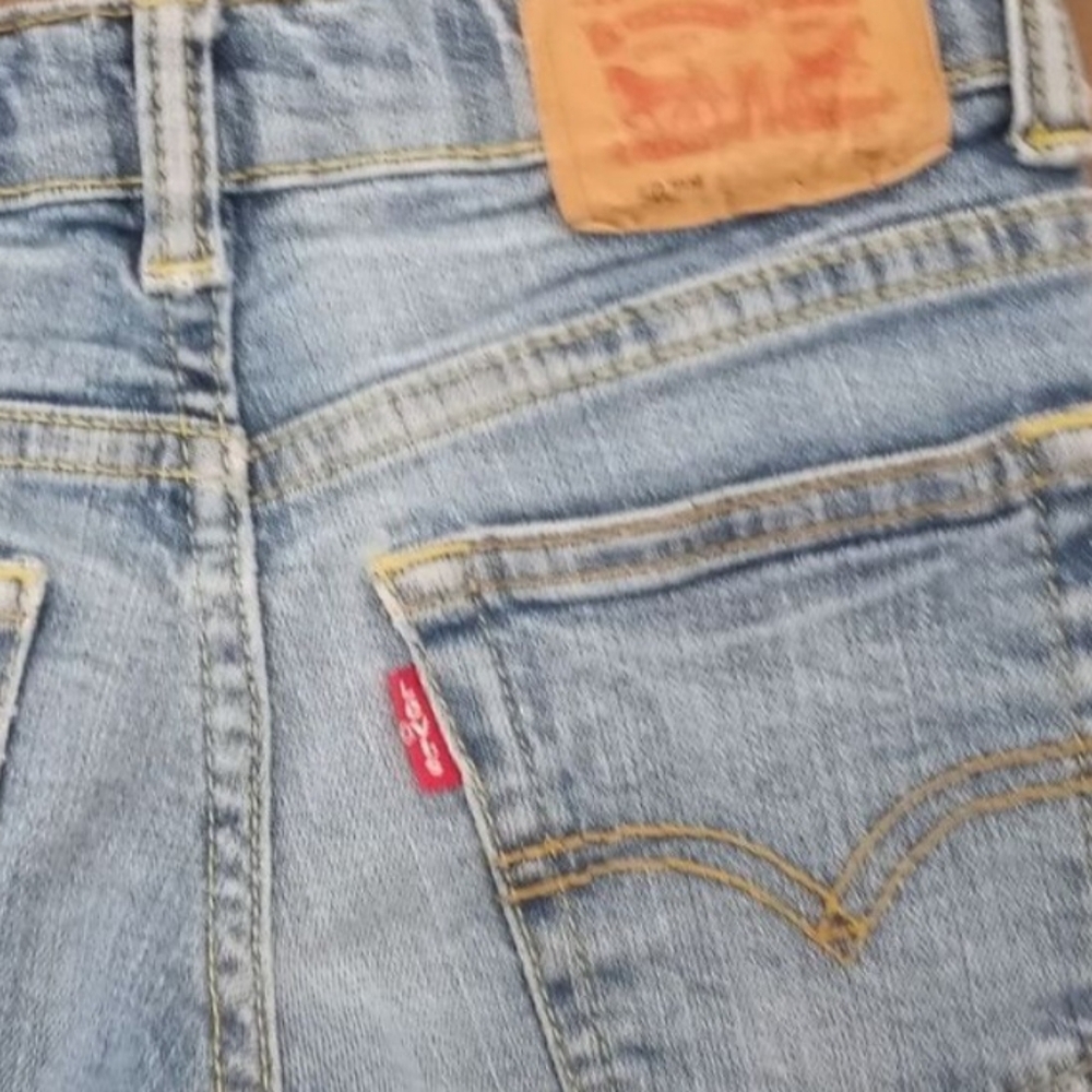 Levi's Light Blue Boys Straight Jeans Sz.7 EUC. - Picture 3 of 6